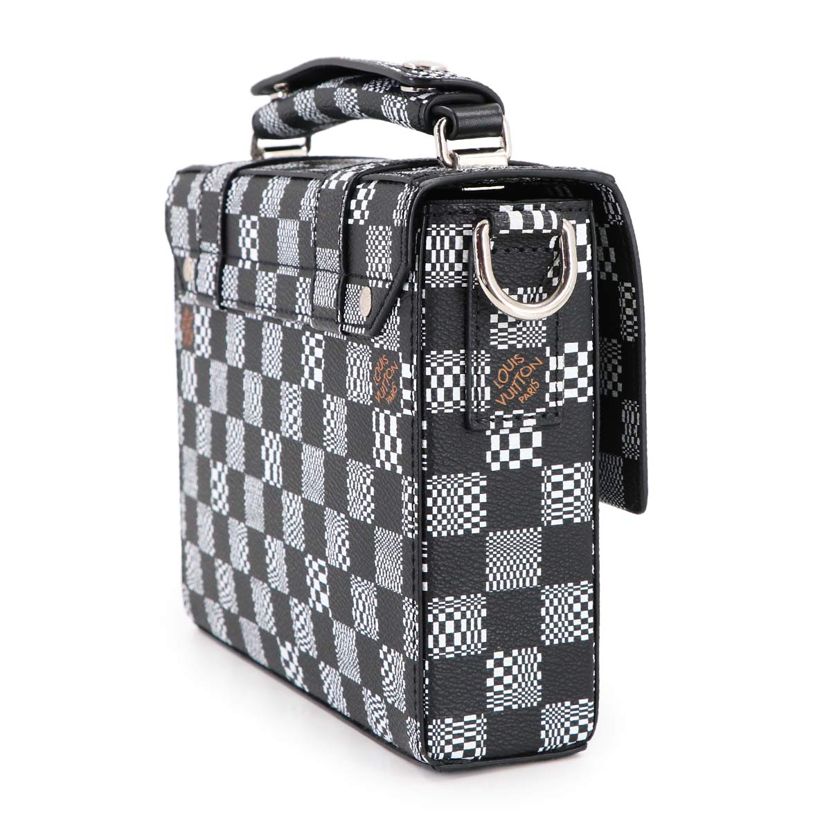 Damier Distorted Flap Soft Trunk Shoulder Bag N50032