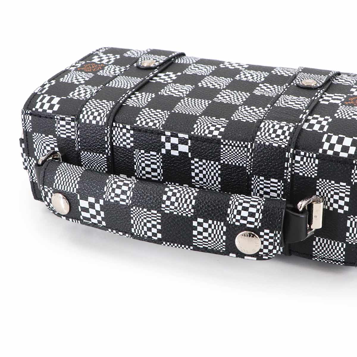 Damier Distorted Flap Soft Trunk Shoulder Bag N50032