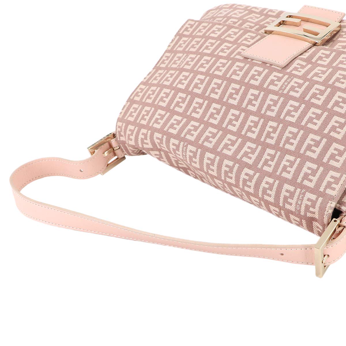 Zucchino Mamma Baguette Shoulder Bag Canvas Pink 8BR001