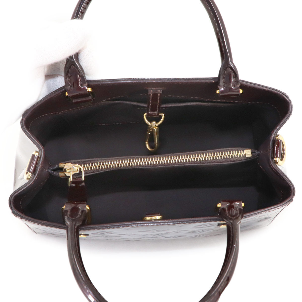 Monogram Vernis Montaigne BB Hand Shoulder Bag M50403