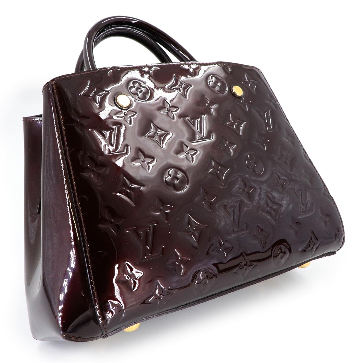 Monogram Vernis Montaigne BB Hand Shoulder Bag M50403