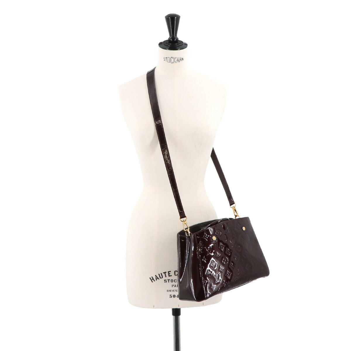Monogram Vernis Montaigne BB Hand Shoulder Bag M50403