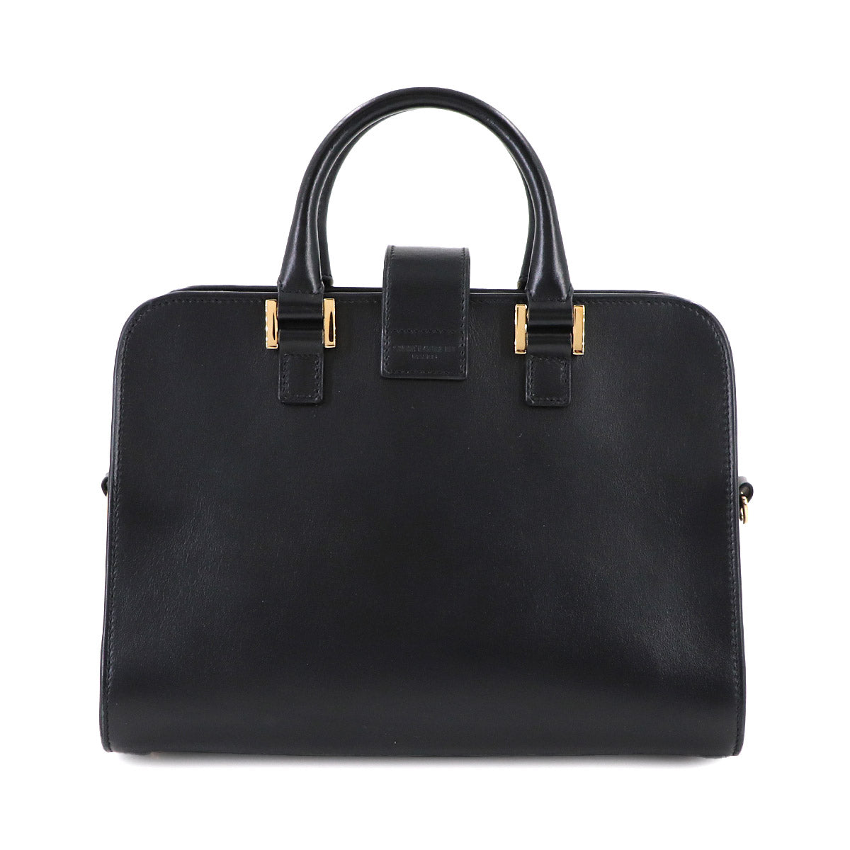 Baby Cabas Hand Shoulder Bag Leather Black 568853