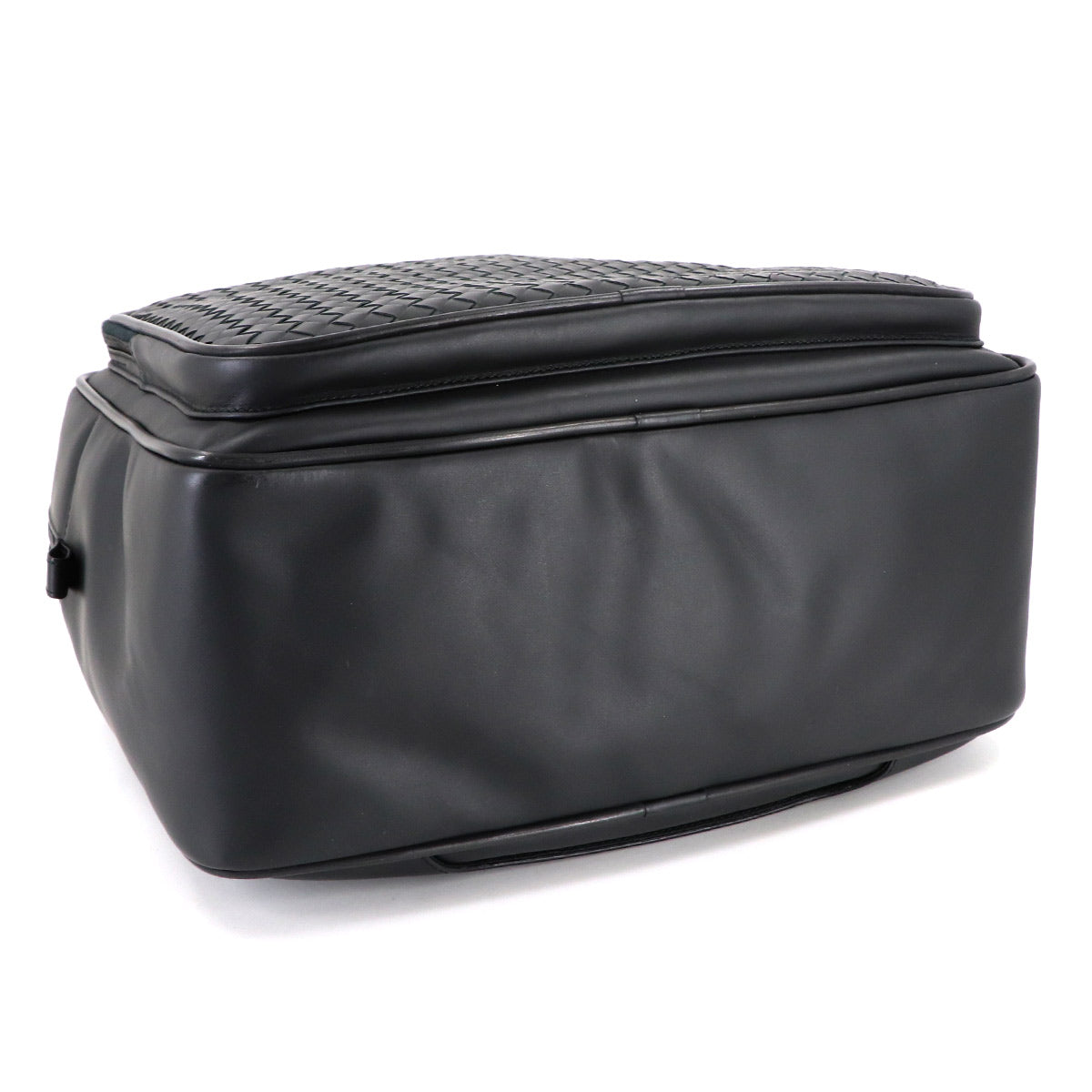 Intrecciato Buisiness Bag Leather Black Purse