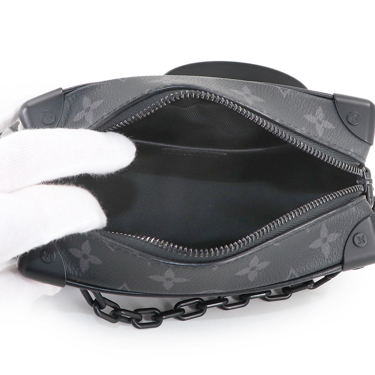 Monogram Eclipse Mini Soft Trunk Shoulder Bag M44735