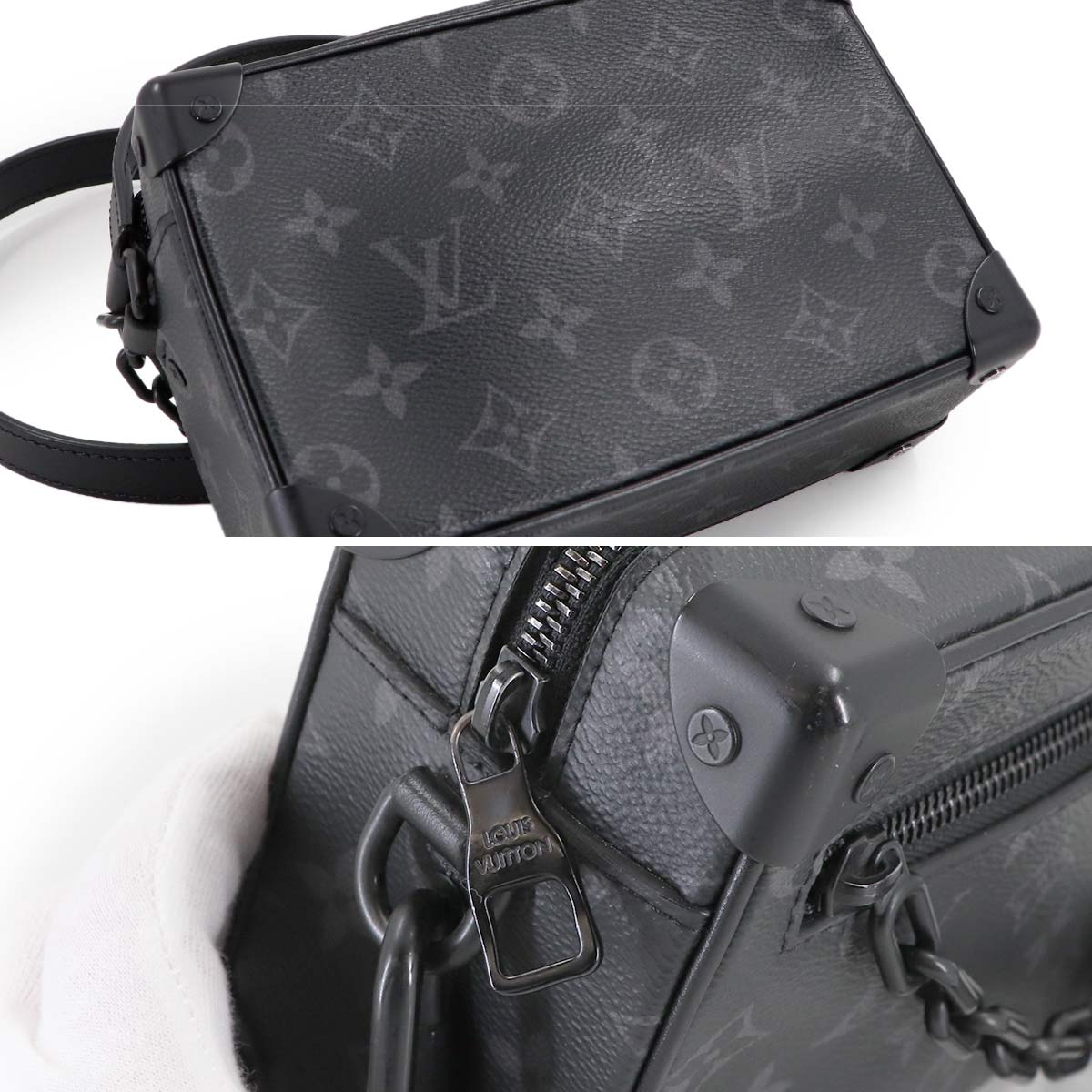 Monogram Eclipse Mini Soft Trunk Shoulder Bag M44735