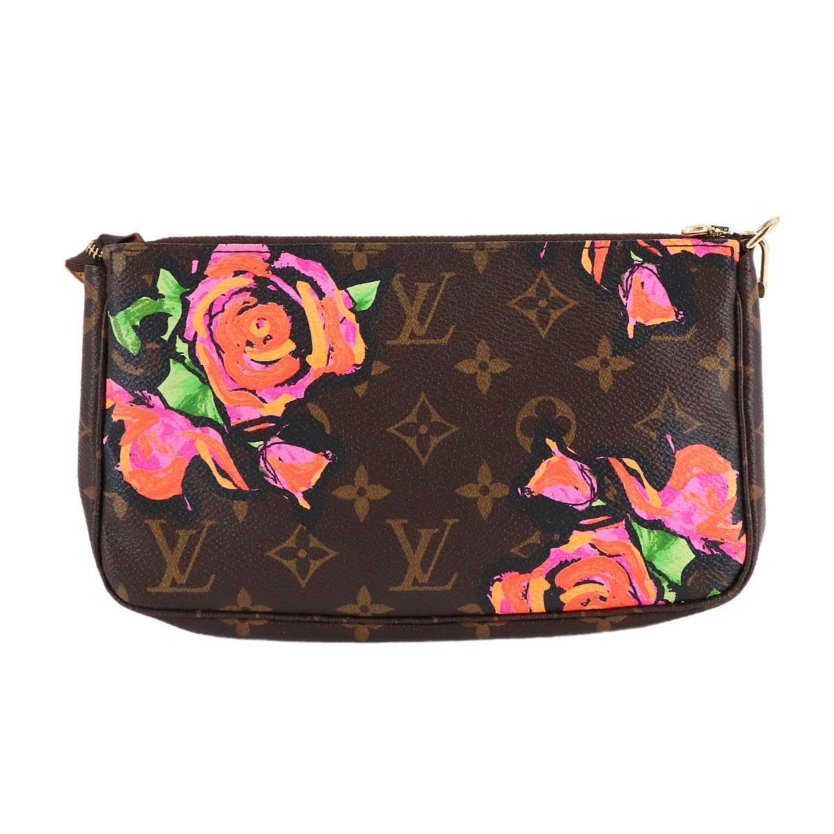 Monogram Rose Pochette Accessoires Hand Bag M48615