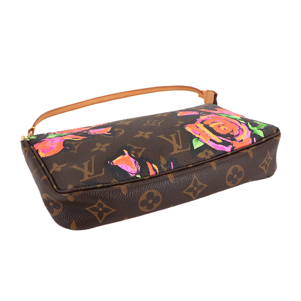 Monogram Rose Pochette Accessoires Hand Bag M48615