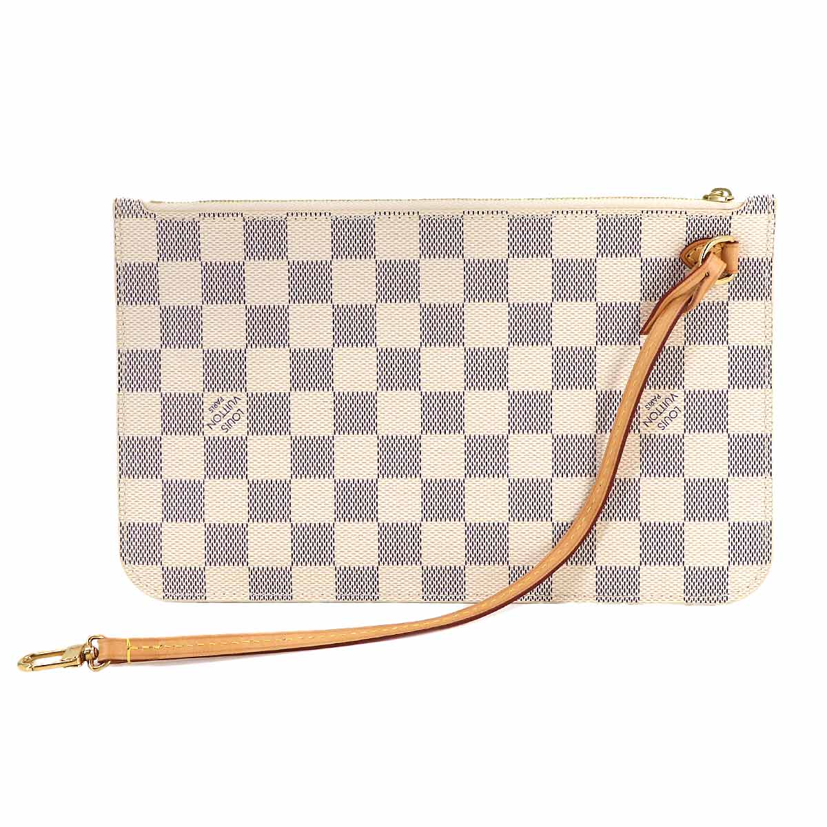 Damier Azur Beige Pouch Purse