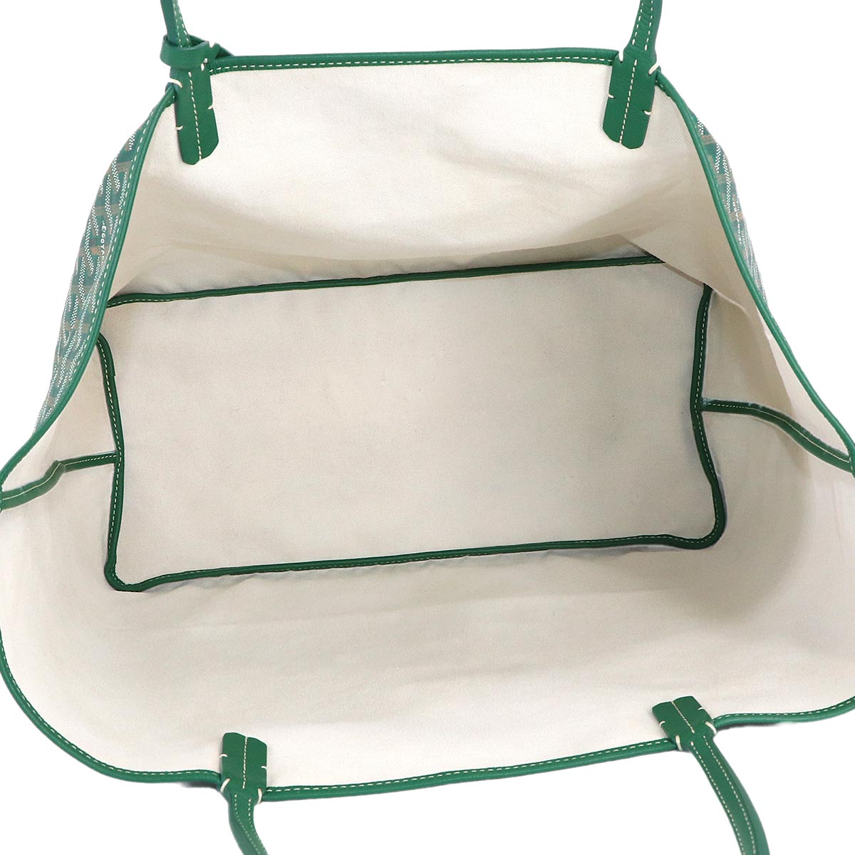 Saint Louis GM Tote Bag PVC Leather Green Unisex 90314111