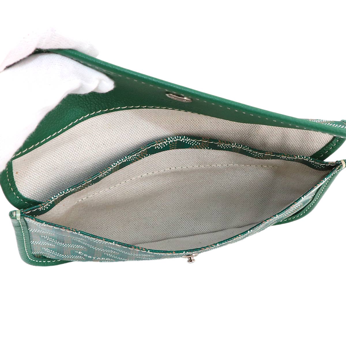 Saint Louis GM Tote Bag PVC Leather Green Unisex 90314111