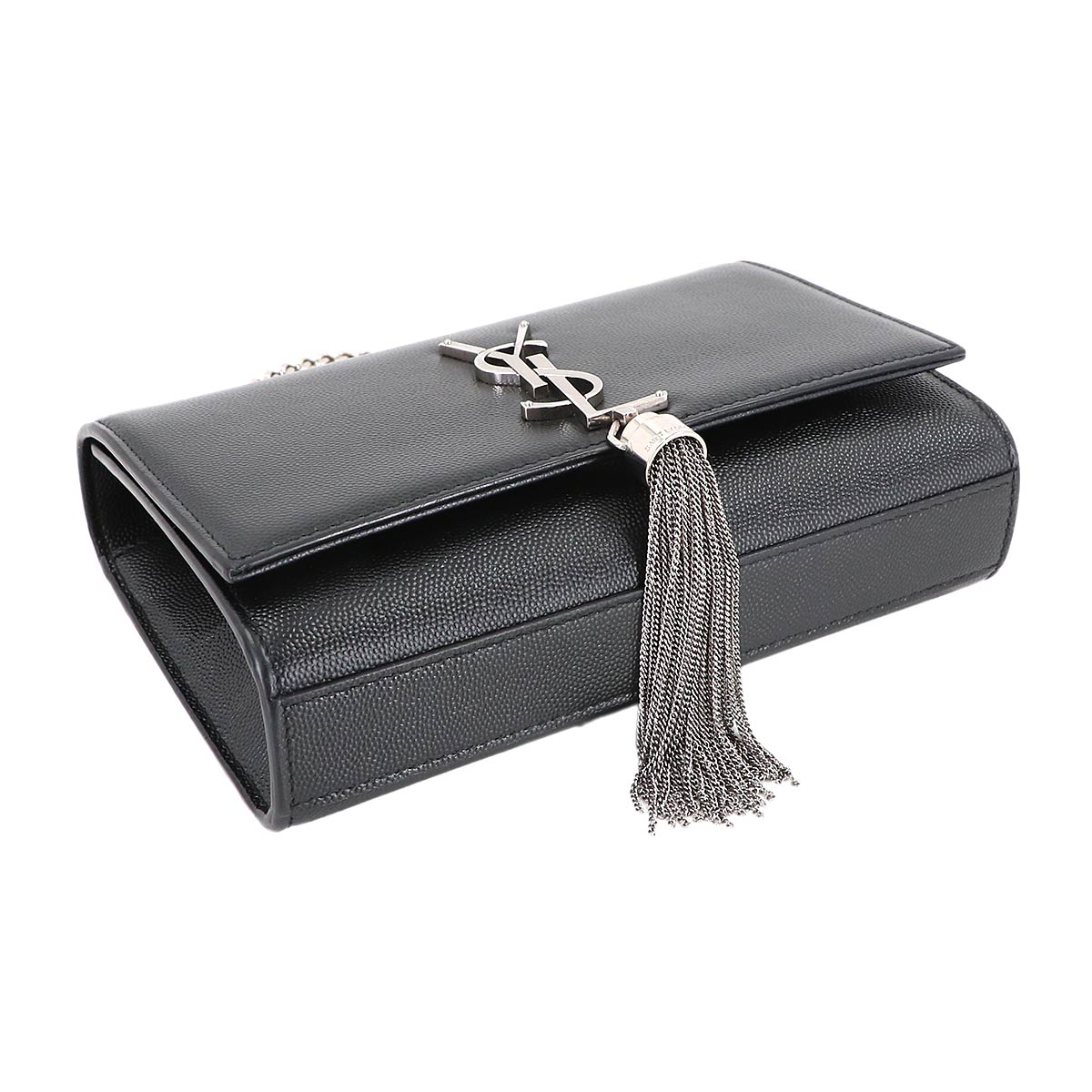 Kate Small Chain Shoulder Bag Leather Black 474366