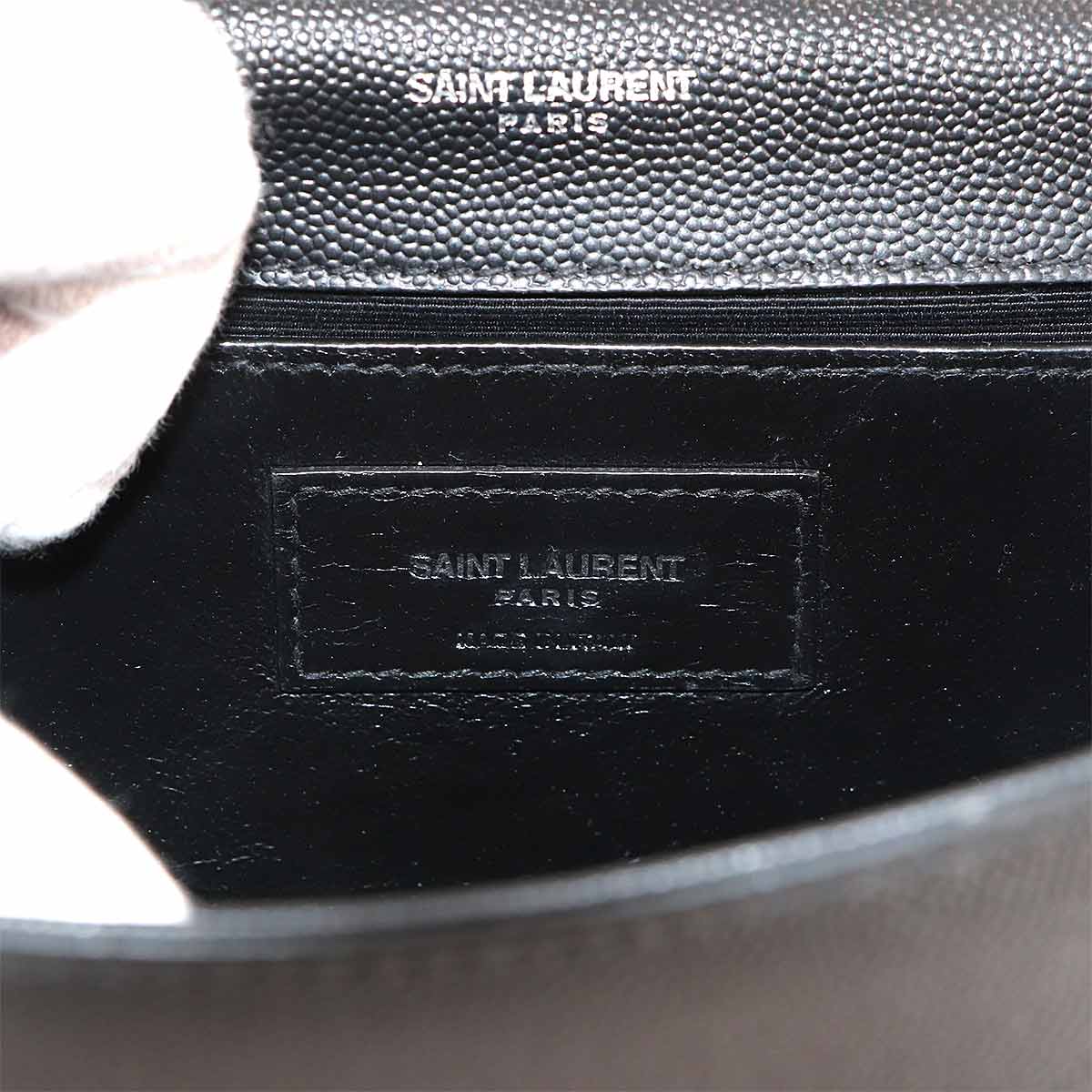 Kate Small Chain Shoulder Bag Leather Black 474366