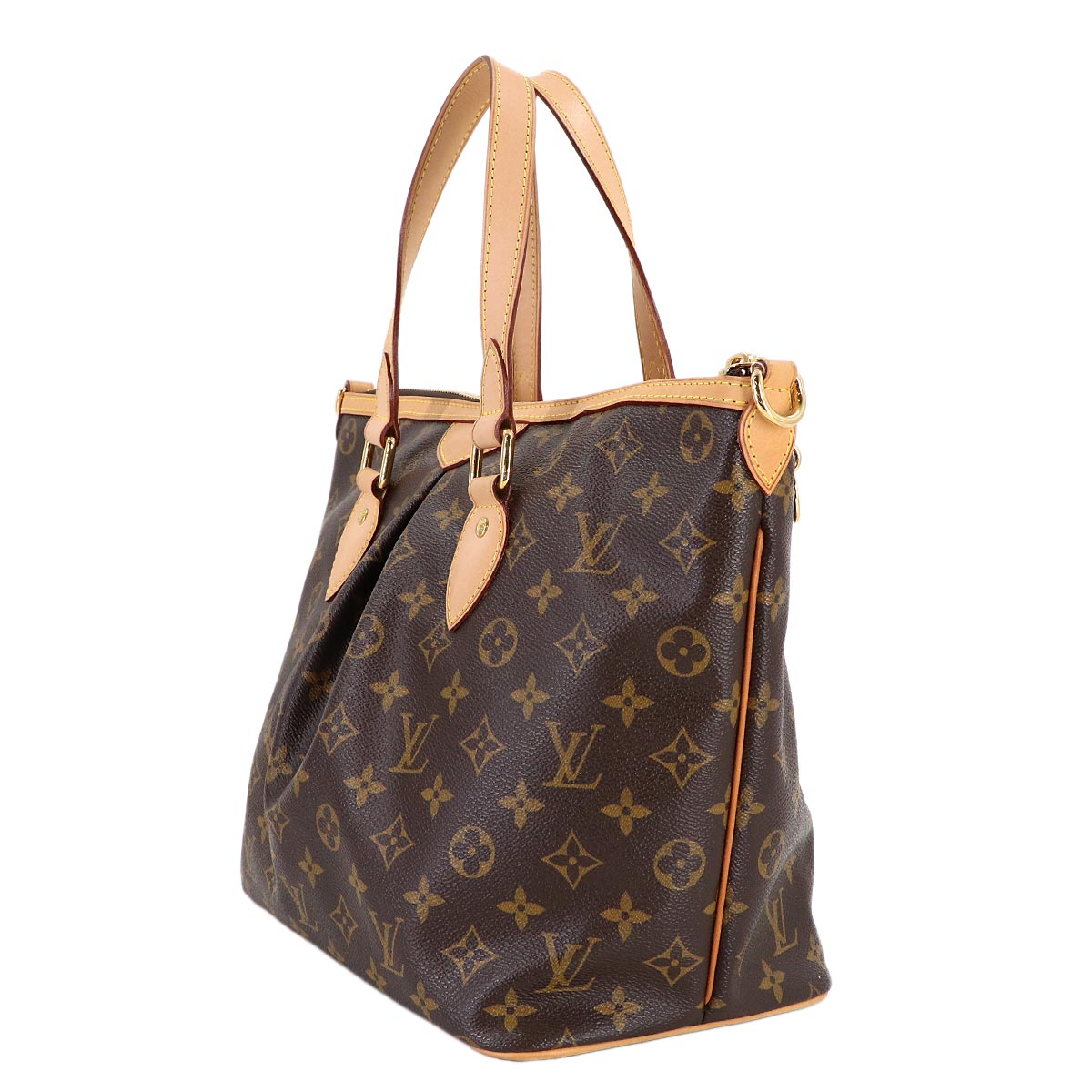 Monogram Palermo PM 2way Tote Shoulder Bag Brown M40145