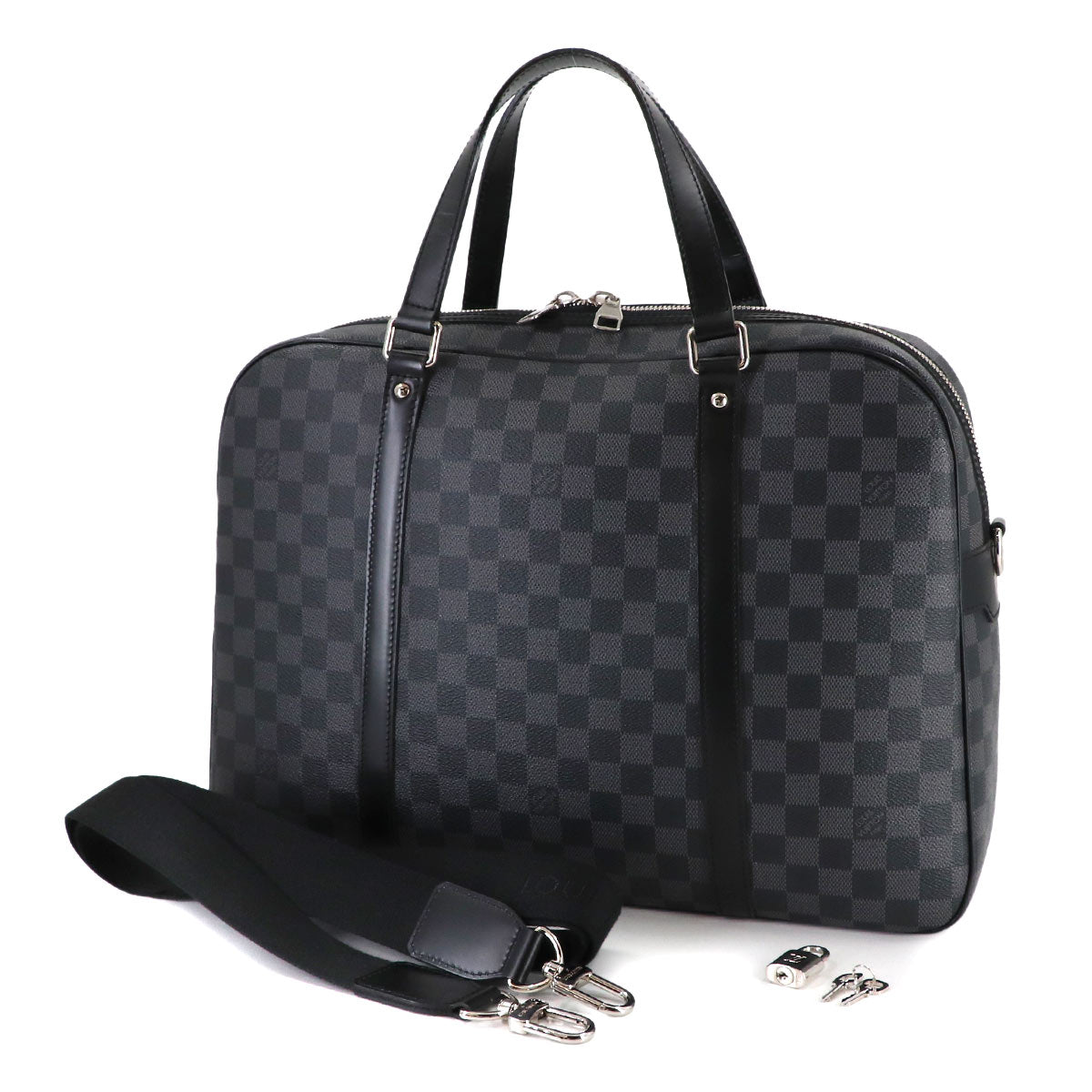 Damier Graphite Yohn Business soukder Bag N48118