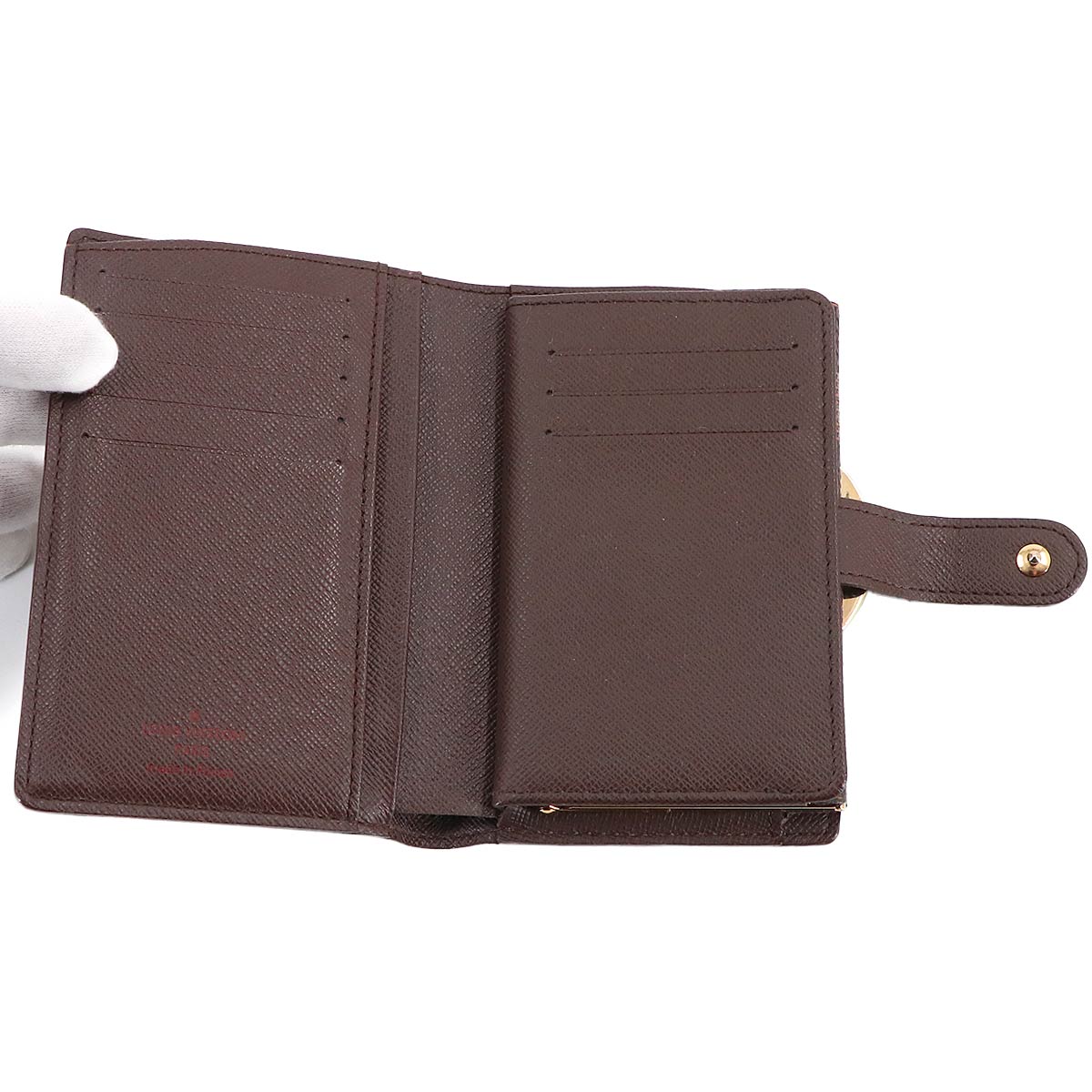 Damier Viennois Wallet Ebene Brown N61674