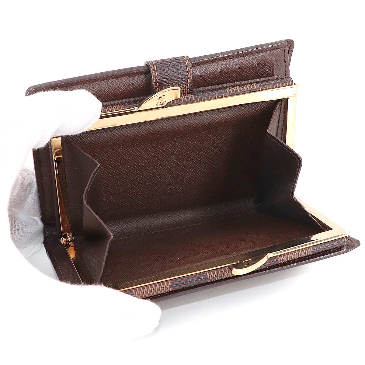 Damier Viennois Wallet Ebene Brown N61674