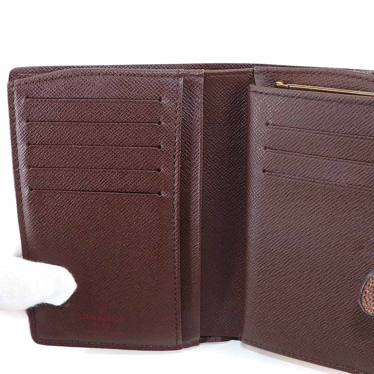 Damier Viennois Wallet Ebene Brown N61674