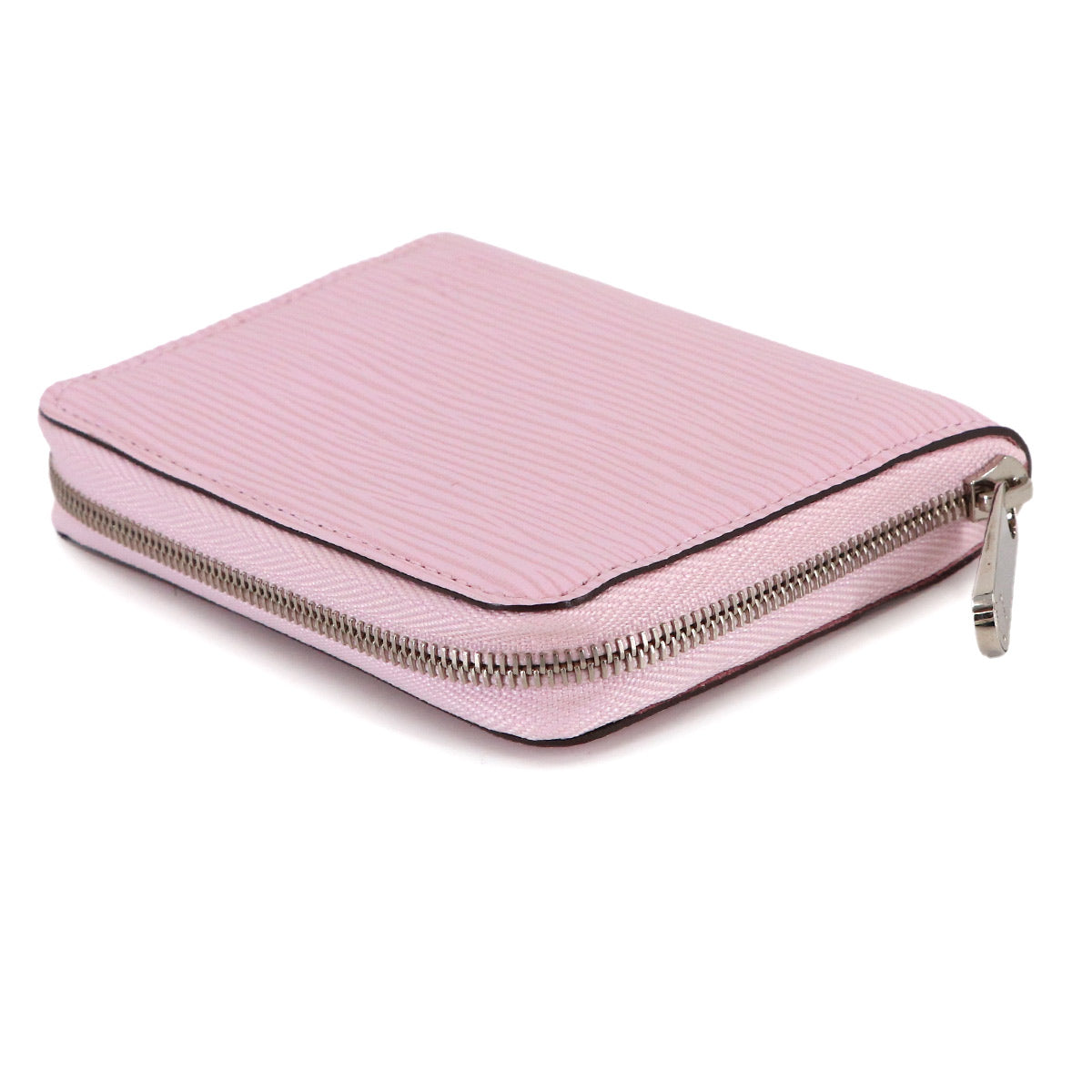 Epi Zippy Coin Purse Wallet Leather Rose Ballerine M61206