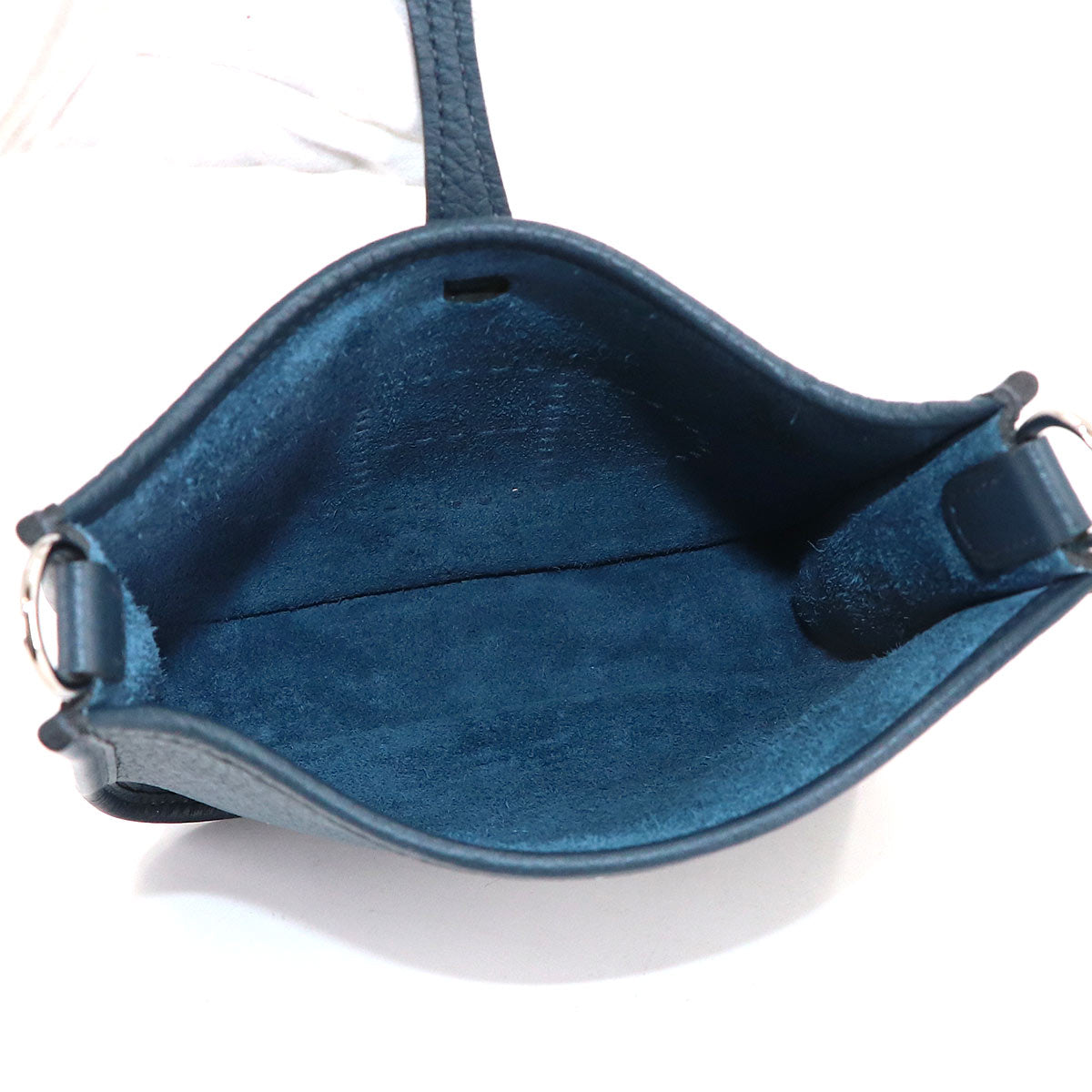 Evelyne Amazone TPM Shoulder Bag Taurillon Clemence Blue Navy