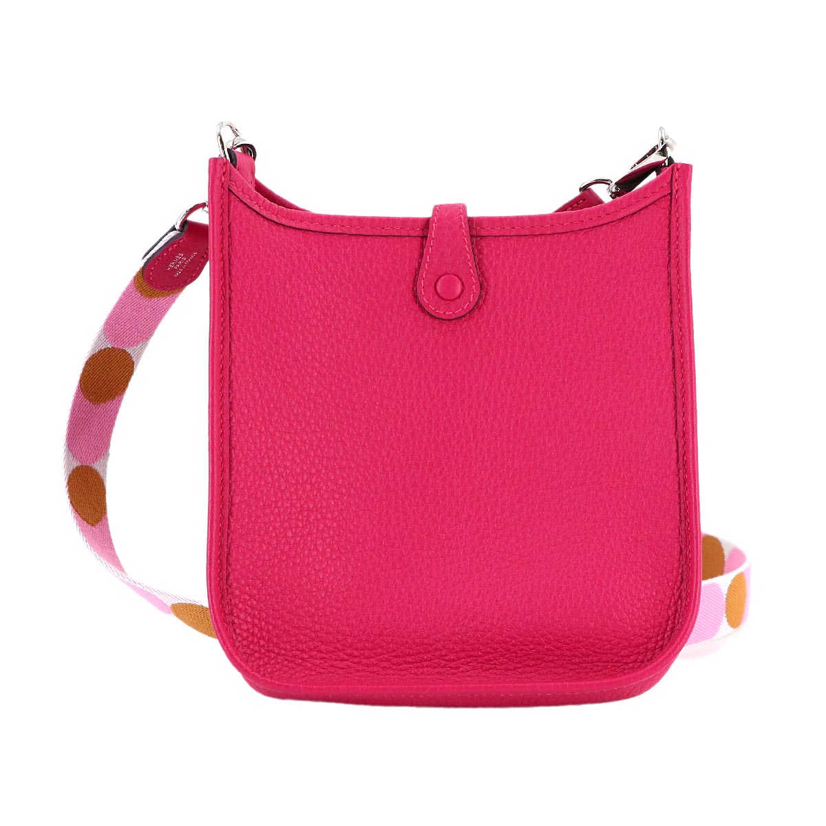 Evelyne Amazon TPM Shoulder Bag Taurillon Clemence Framboise