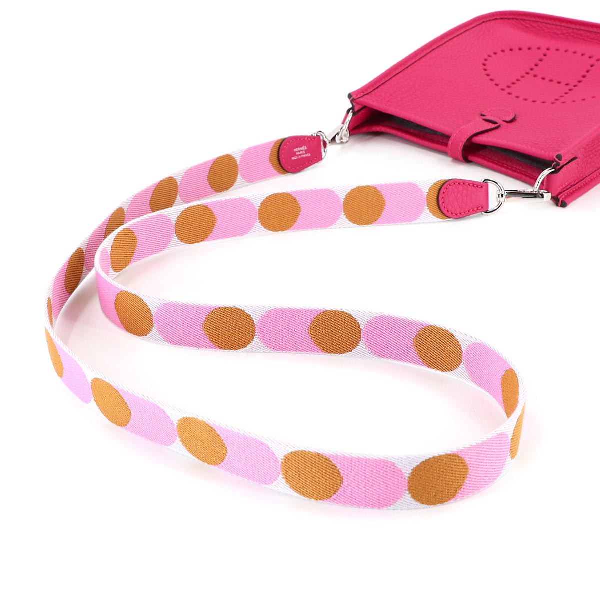 Evelyne Amazon TPM Shoulder Bag Taurillon Clemence Framboise