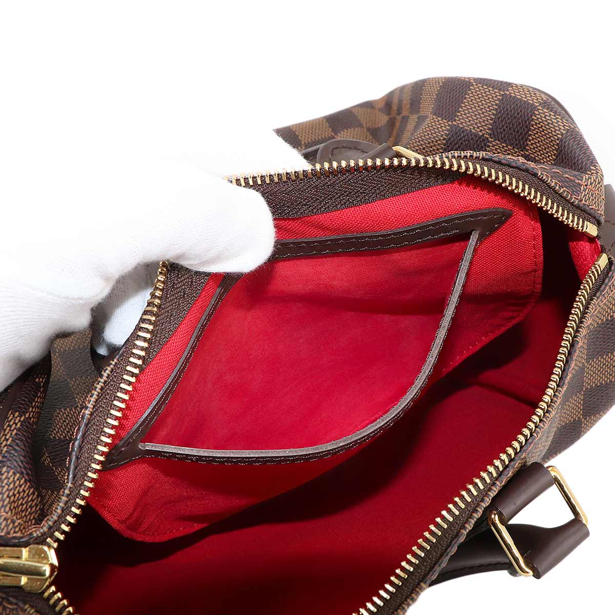 Damier Speedy 25 Hand Bag Ebene N41532 Purse