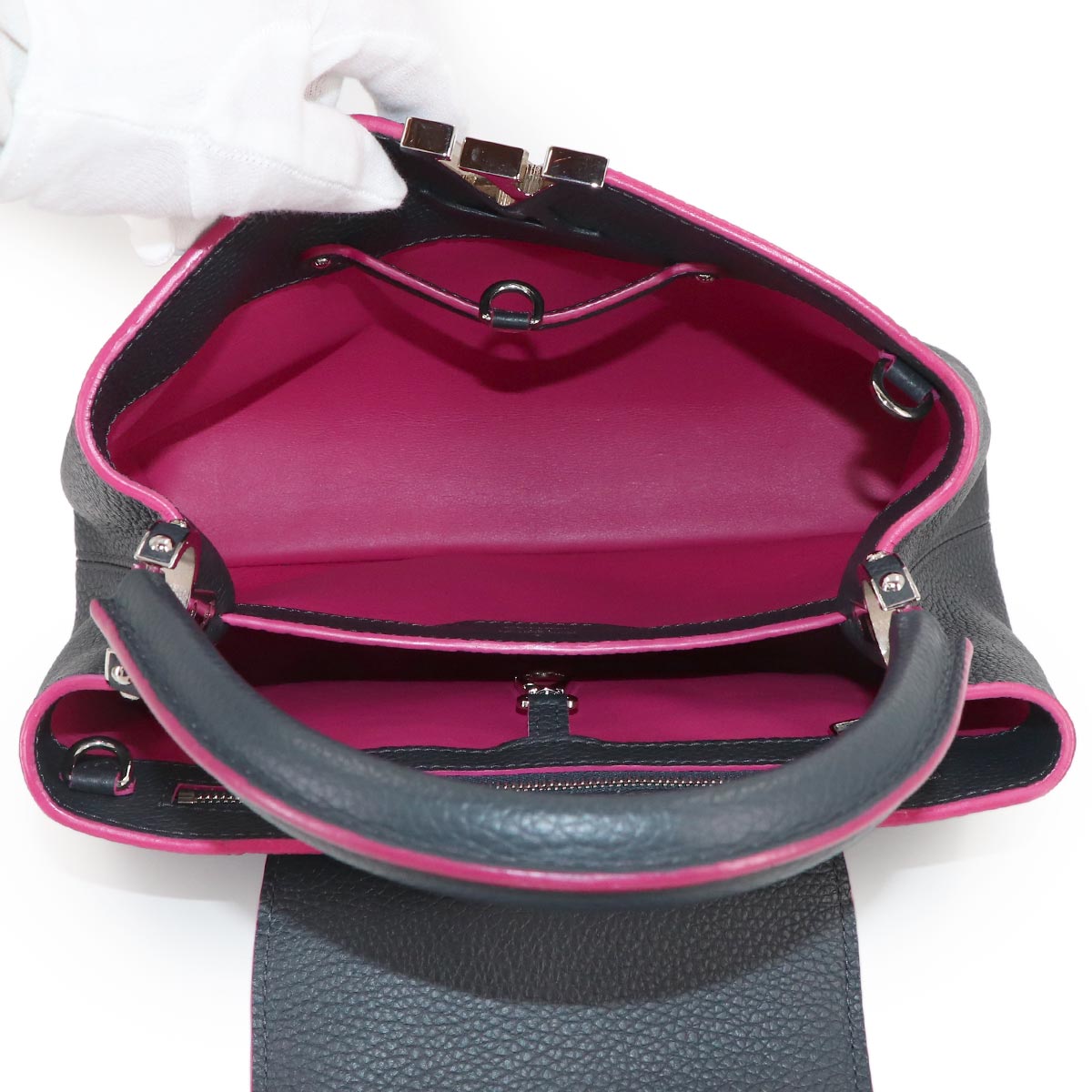 Capucines PM 2way Hand Shoulder Bag Cobalt M42245