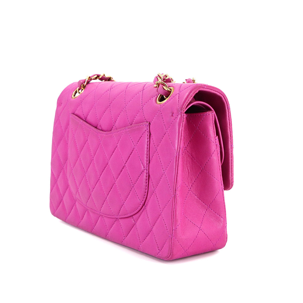 Matelasse 25 Chain Shoulder Bag Leather Pink A01112 11.12
