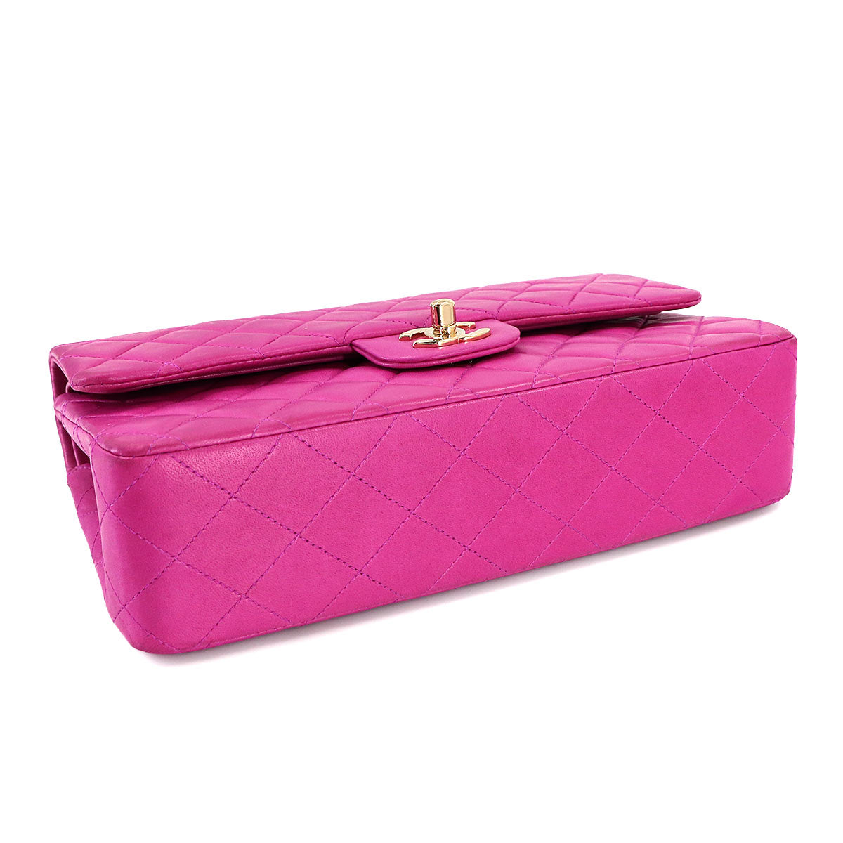 Matelasse 25 Chain Shoulder Bag Leather Pink A01112 11.12