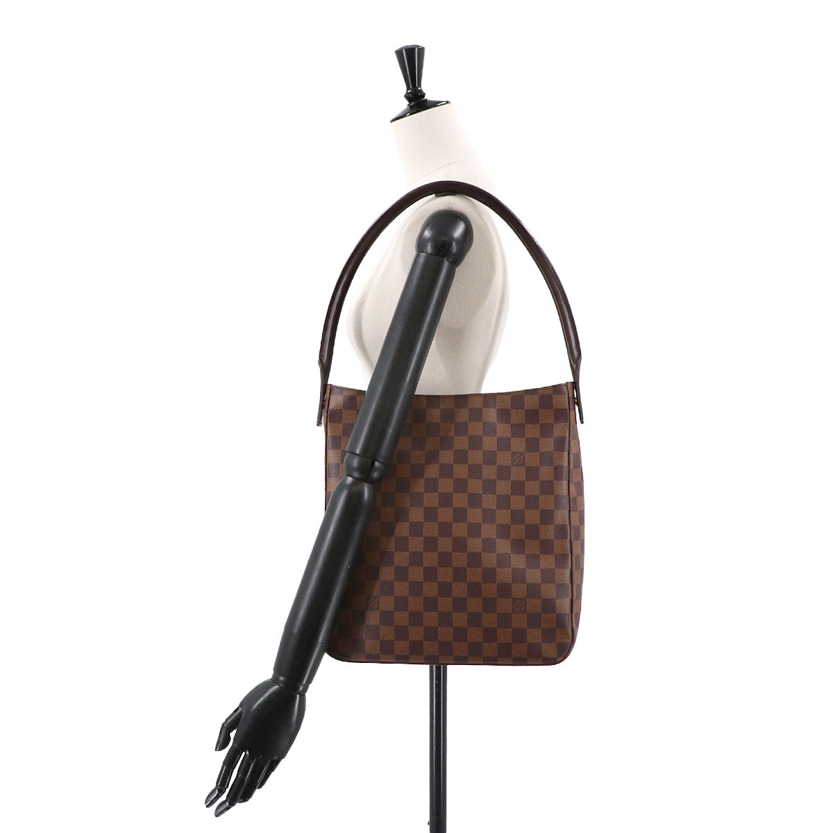 Damier Looping GM SPO Shoulder Bag Ebene N51144 Purse
