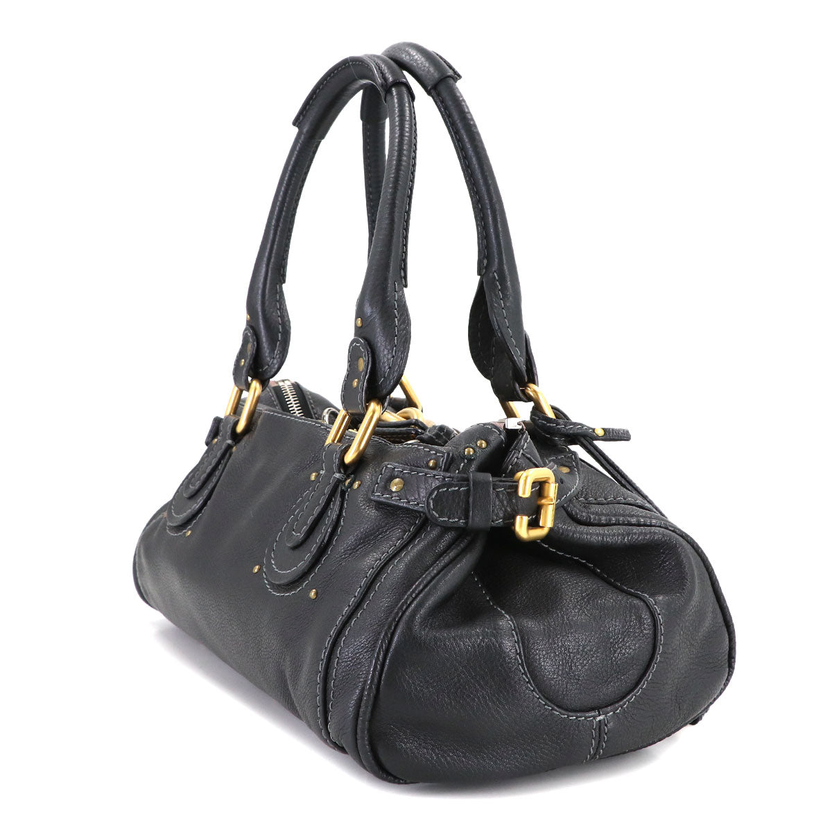 Paddington Hand Bag Leather Black 7ESA02-7E422 Purse