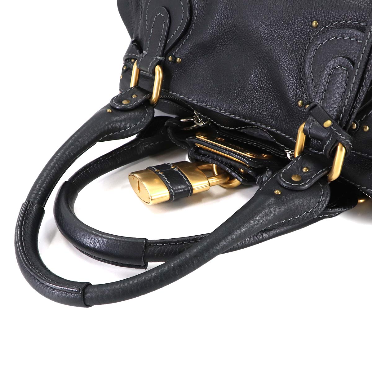 Paddington Hand Bag Leather Black 7ESA02-7E422 Purse