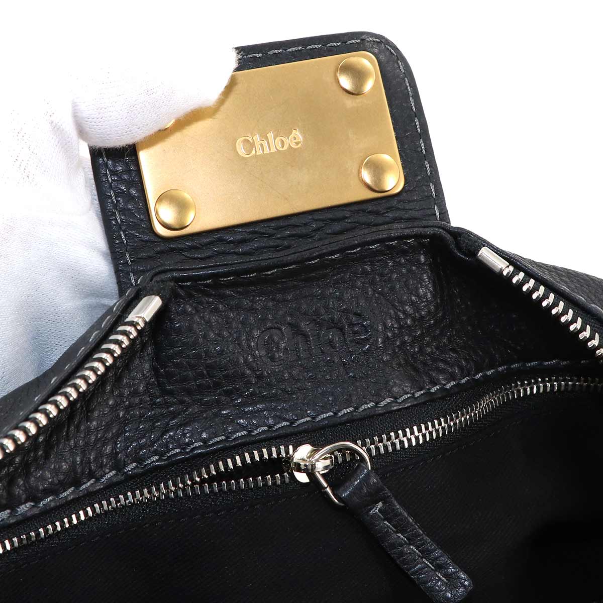 Paddington Hand Bag Leather Black 7ESA02-7E422 Purse