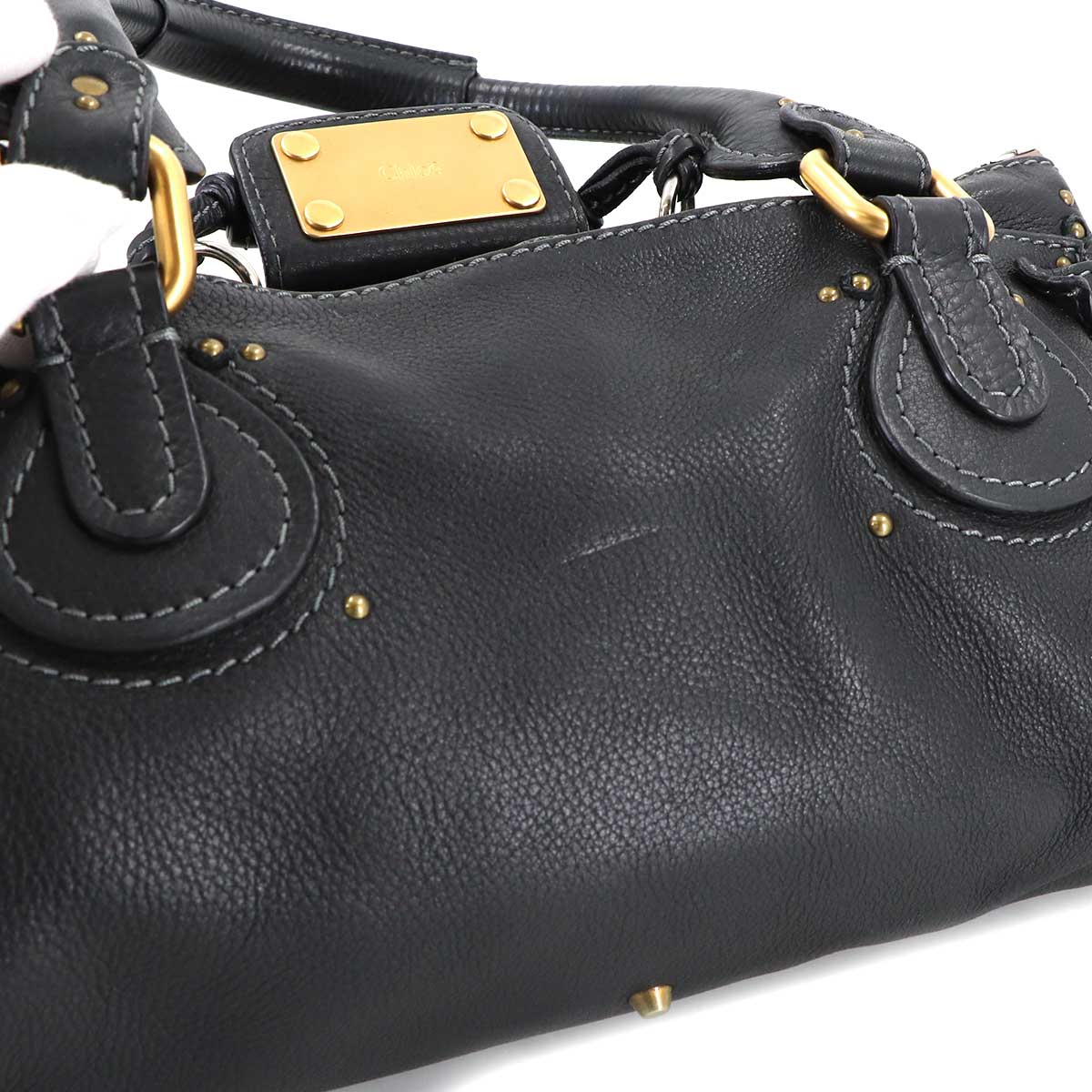 Paddington Hand Bag Leather Black 7ESA02-7E422 Purse