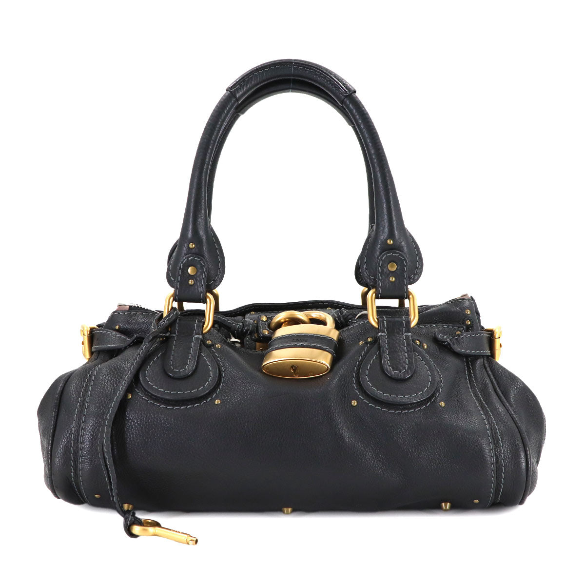 Paddington Hand Bag Leather Black 7ESA02-7E422 Purse