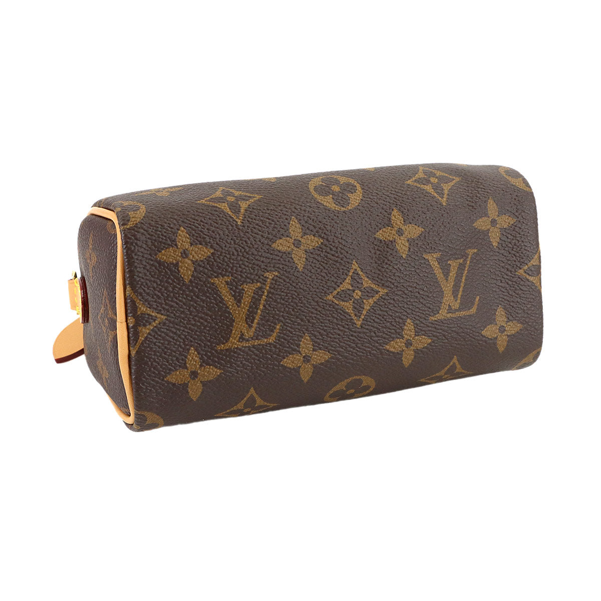 Monogram Nano Speedy 2way Hand Shoulder Bag Brown M81085