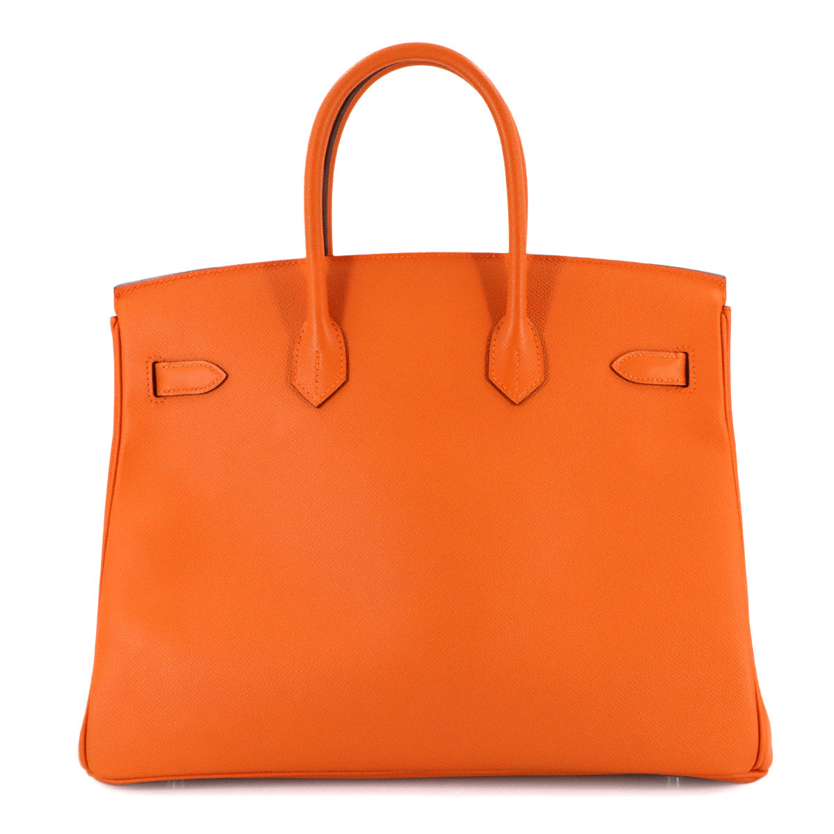 Birkin 35 Hand Bag Epsom Orange Purse
