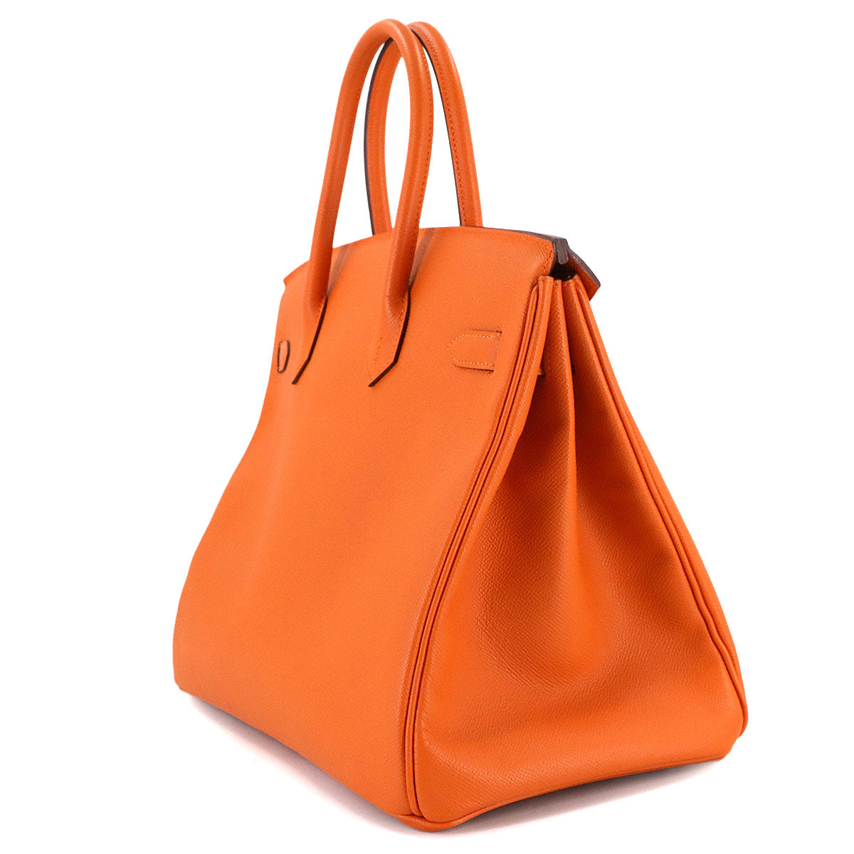 Birkin 35 Hand Bag Epsom Orange Purse