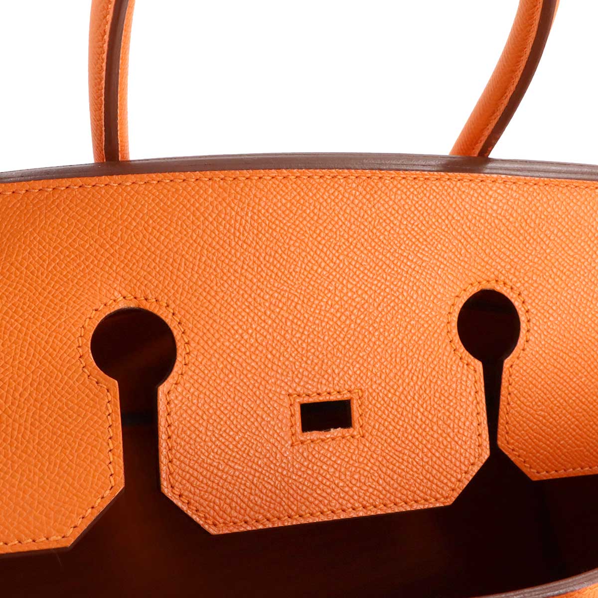 Birkin 35 Hand Bag Epsom Orange Purse