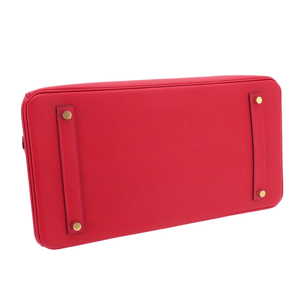 Birkin 35 Epsom Rouge Casaque Hand Bag Red