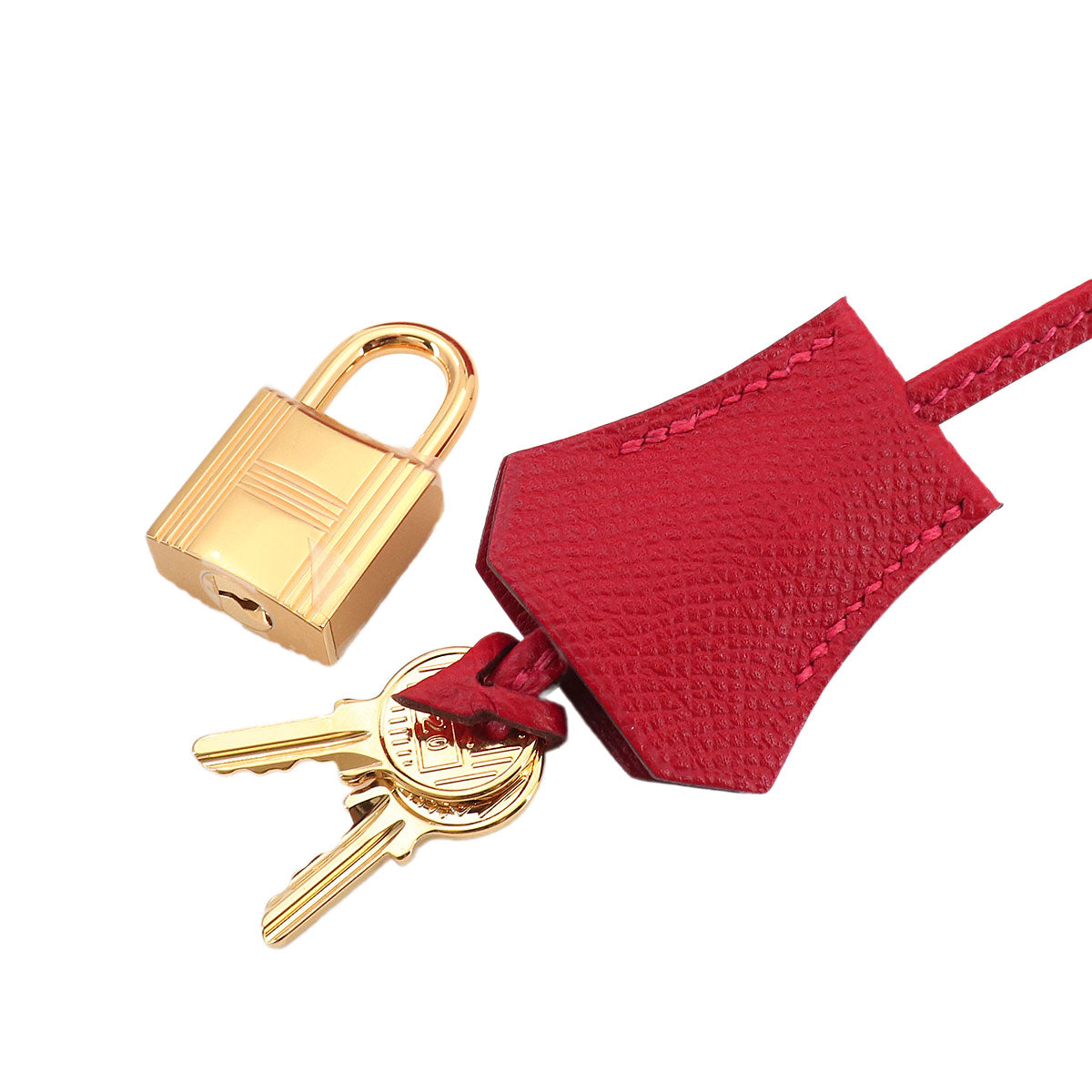 Birkin 35 Epsom Rouge Casaque Hand Bag Red