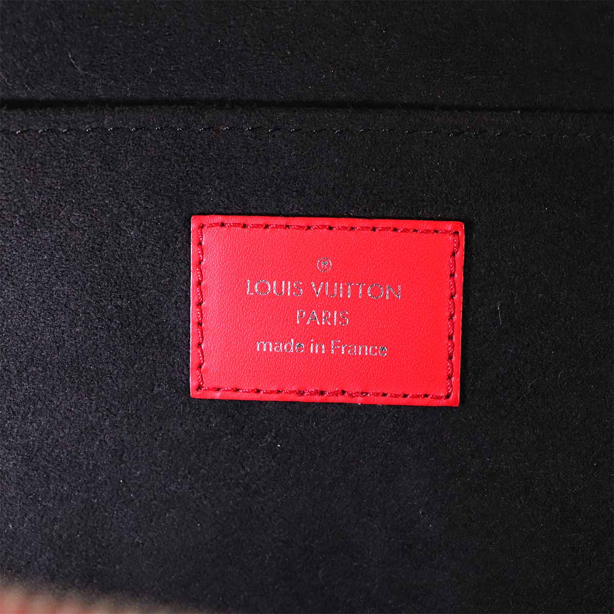 Supreme Epi Pochette Jour GM Clutch Bag Red White M67722