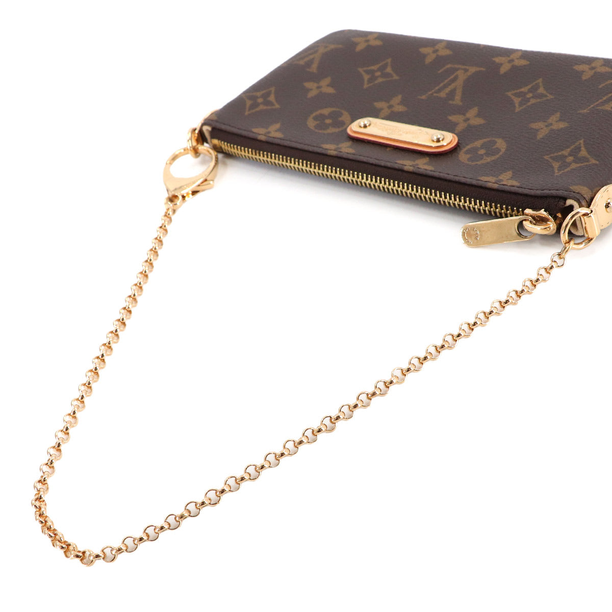 Monogram Pochette Milla MM Hand Bag Pouch Brown M60094