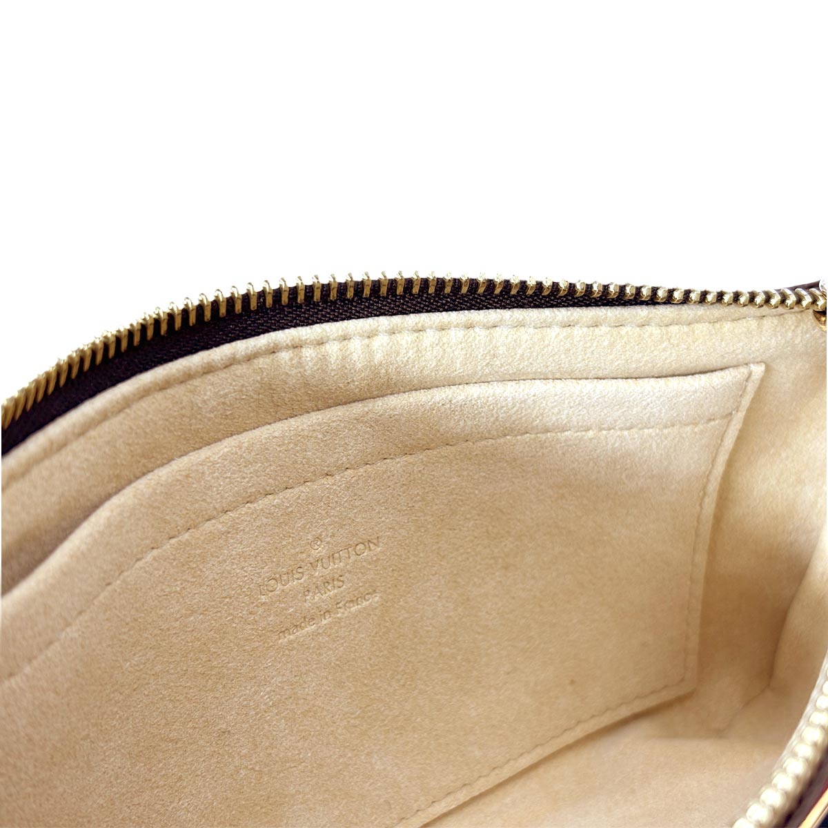 Monogram Pochette Milla MM Hand Bag Pouch Brown M60094