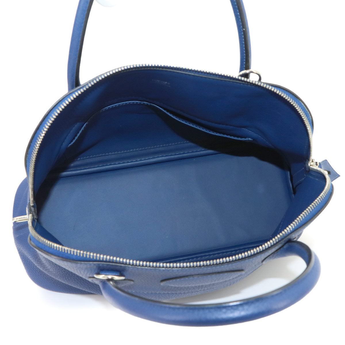 Bolide 31 2way Hand Shoulder Bag Taurillon Clemence Deep blue