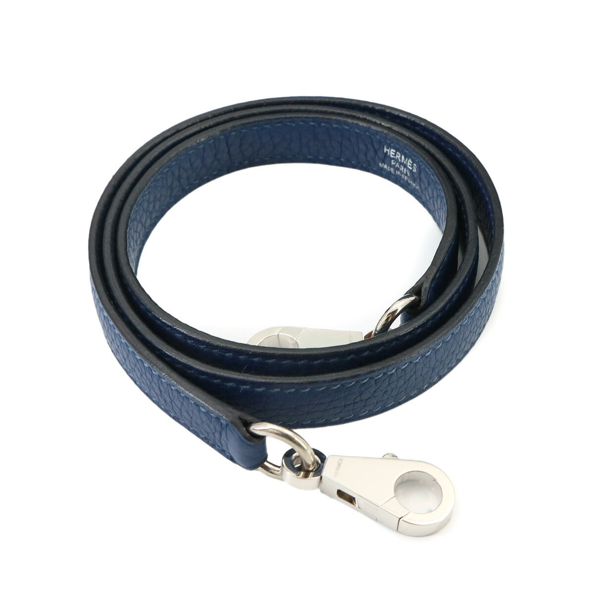 Bolide 31 2way Hand Shoulder Bag Taurillon Clemence Deep blue