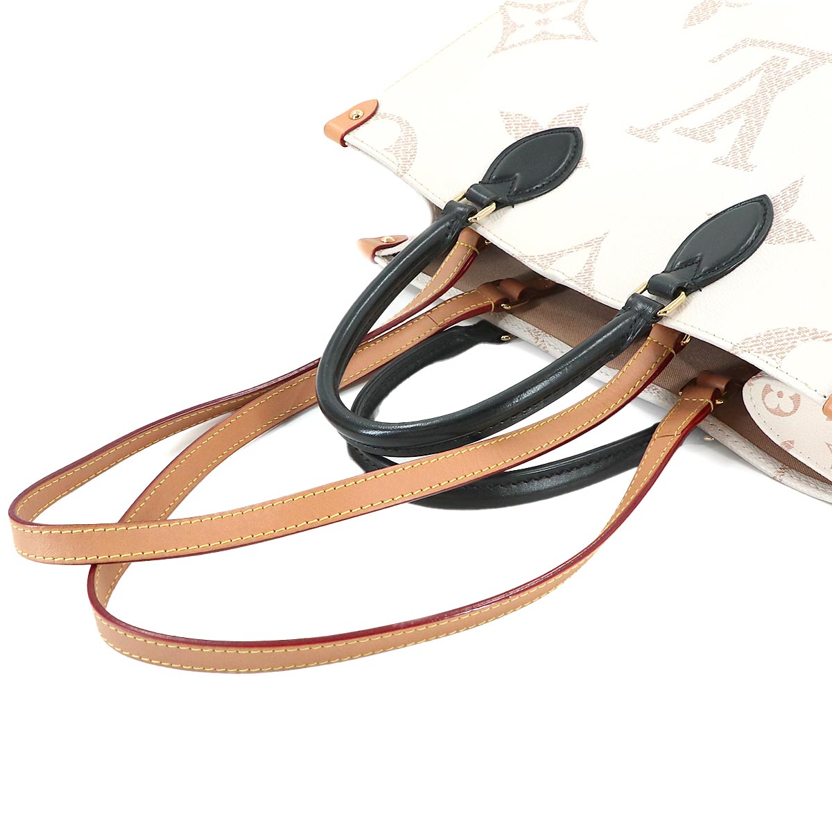 Monogram Dune Onthego MM Tote Shoulder Bag M46912