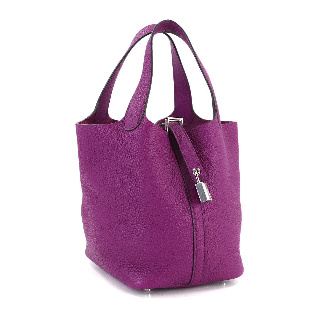 Picotin Lock PM 18 Hand Bag Taurillon Clemence Anemone
