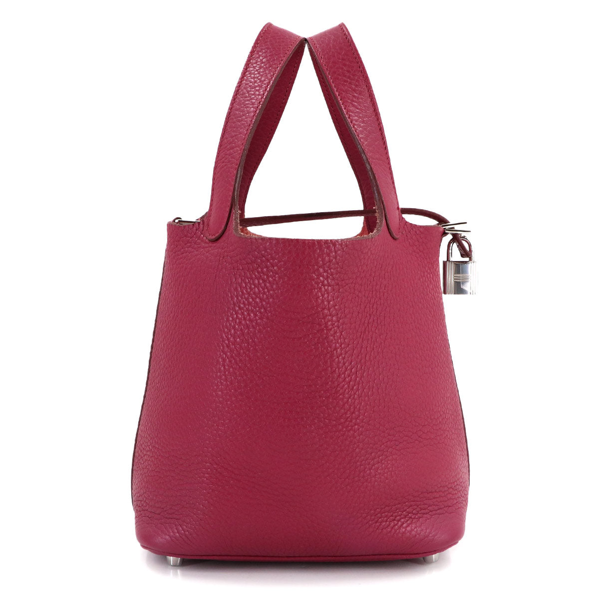 Picotin Lock PM Hand Bag Taurillon Clemence Ruby